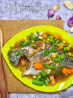 Foto resep Ikan Tim Ala Hongkong