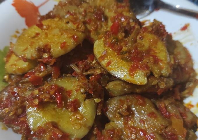 Jengkol teri balado endes