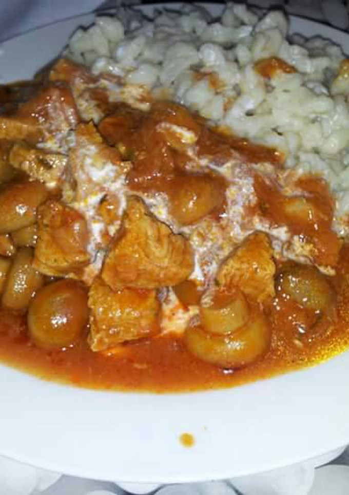 Una foto de Ragú de cerdo con pasta casera