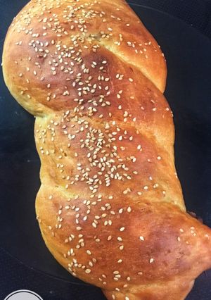 Φωτογραφία της συνταγής Τσουρέκι νηστίσιμο με ταχίνι, χυμό πορτοκάλι και έξτρα μαστίχα !!!