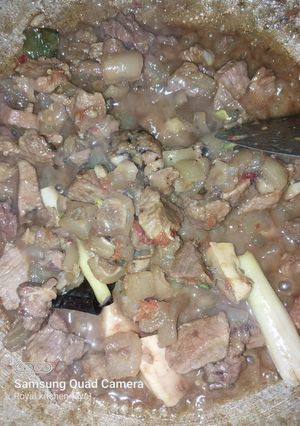 Foto resep Tumis mercon kikil dan daging sapi