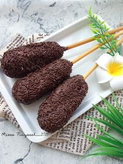 Foto resep Corndog Mozarella Cokelat