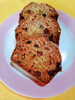 Una foto de Budín de manzana, vegano