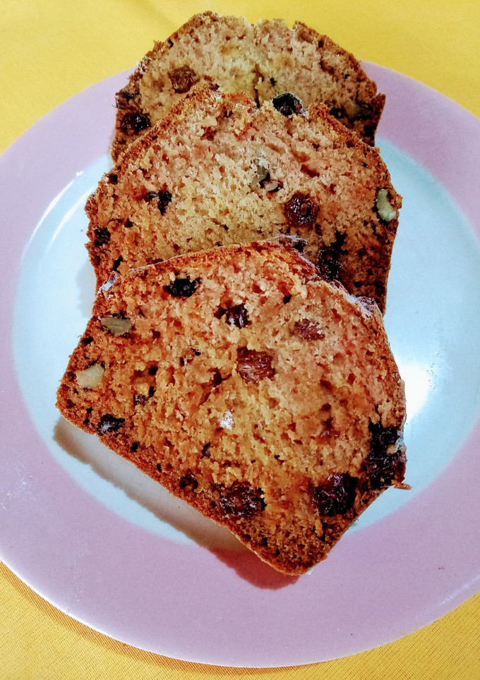 Una foto de Budín de manzana, vegano
