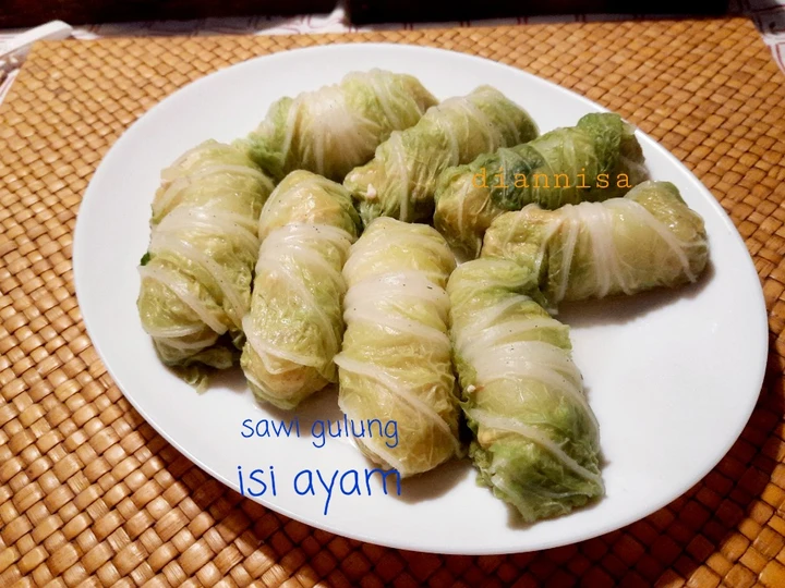 Langkah Gampang Membuat Resep Sawi Gulung isi Ayam yang Lezat Anti Ribet, Lezat Sekali