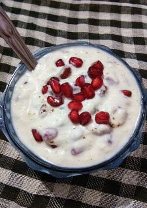 A picture of Pomegranate Raita.