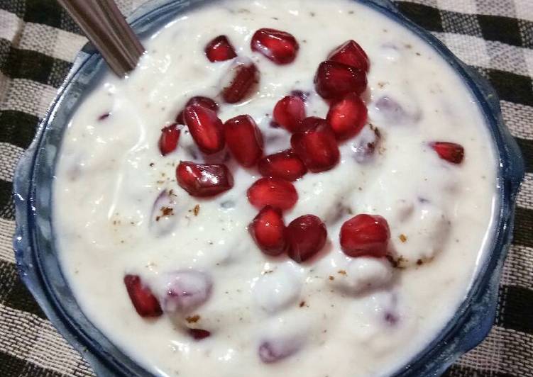 Recipe of Any-night-of-the-week Pomegranate Raita