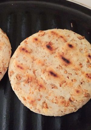 Una foto de Arepas de Chicharrón
