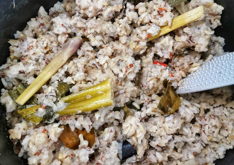 Cara Menyiapkan Nasi Uduk Beras Putih+Merah (Rice Cooker) Kekinian