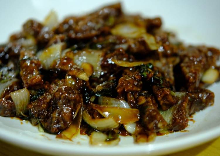 Resep Mongolian Beef Crispy Yang Lezat