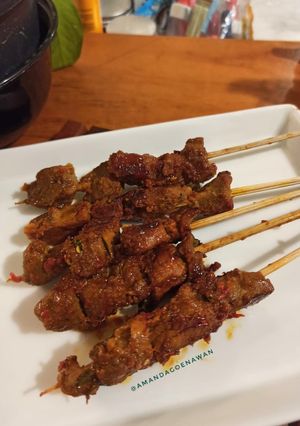 Foto resep Sate Babi Pedas Manis (satebawahpohonbali)