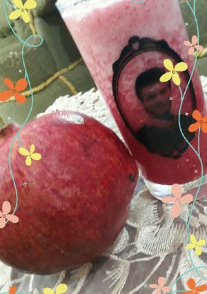 صورة لوصفة عصير رمان 🍸🍸
