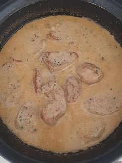 Una foto de Solomillo de cerdo al whisky