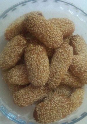 صورة لوصفة كعك بالسمسم