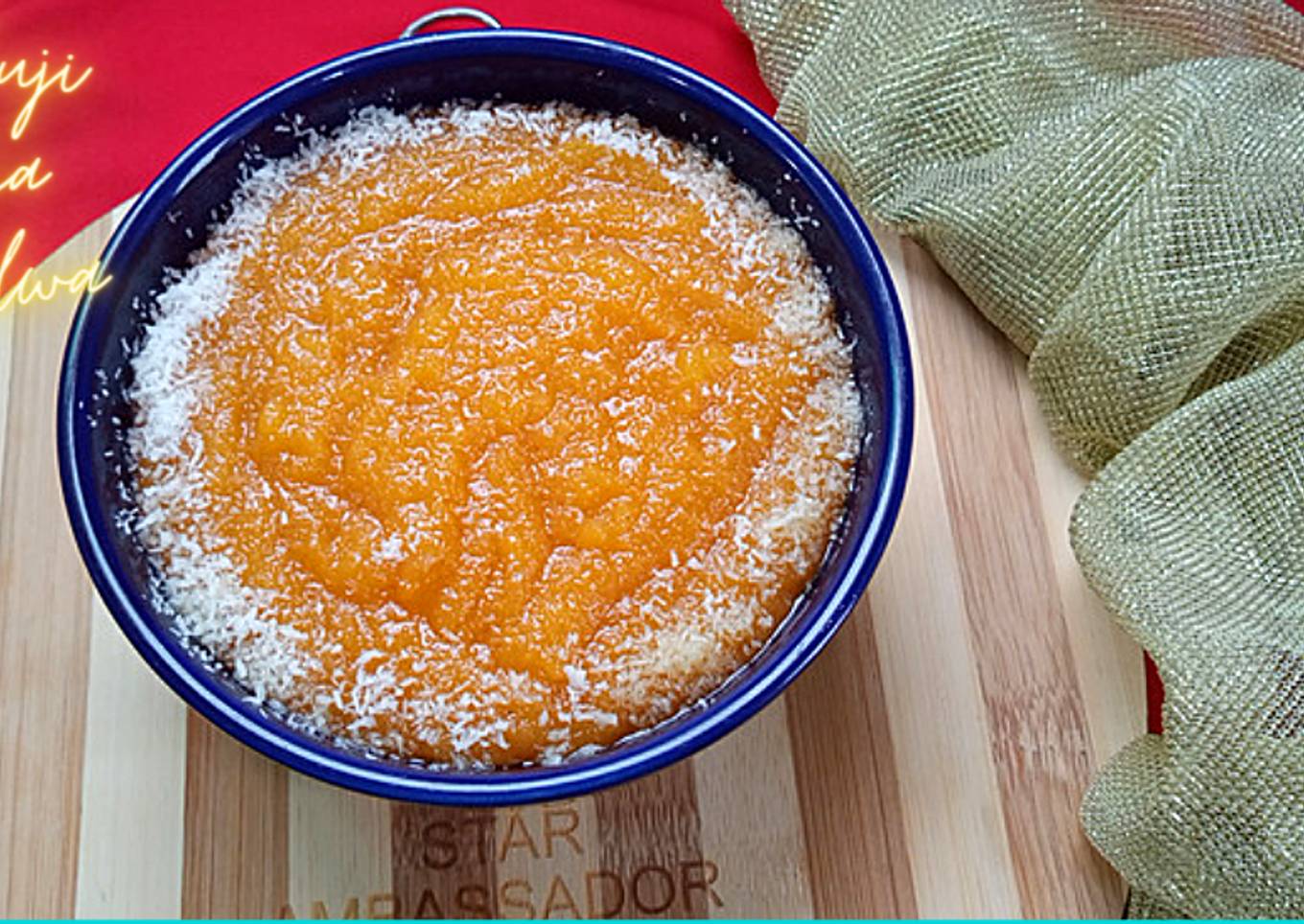 Orange Suji Ka Halwa