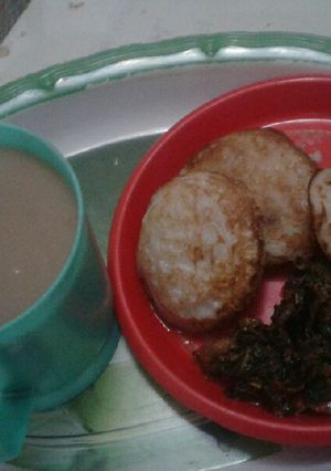 A picture of Millet pap and Masa.