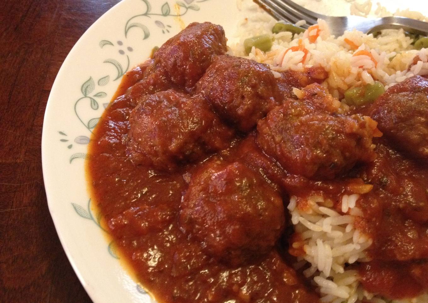 Lamb Koftas in Tomato Gravy