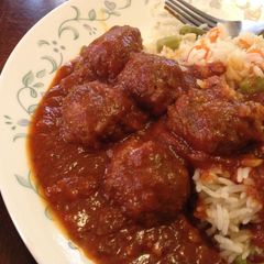 Lamb Koftas in Tomato Gravy A picture of Lamb Koftas in Tomato Gravy.