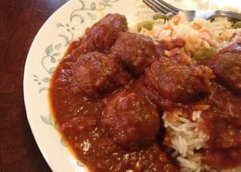 Popular Cuisine Lamb Koftas in Tomato Gravy Restaurant Style Popular Cuisine Lamb Koftas in Tomato Gravy Restaurant Style