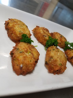 Una foto de Buñuelos de bacalao
