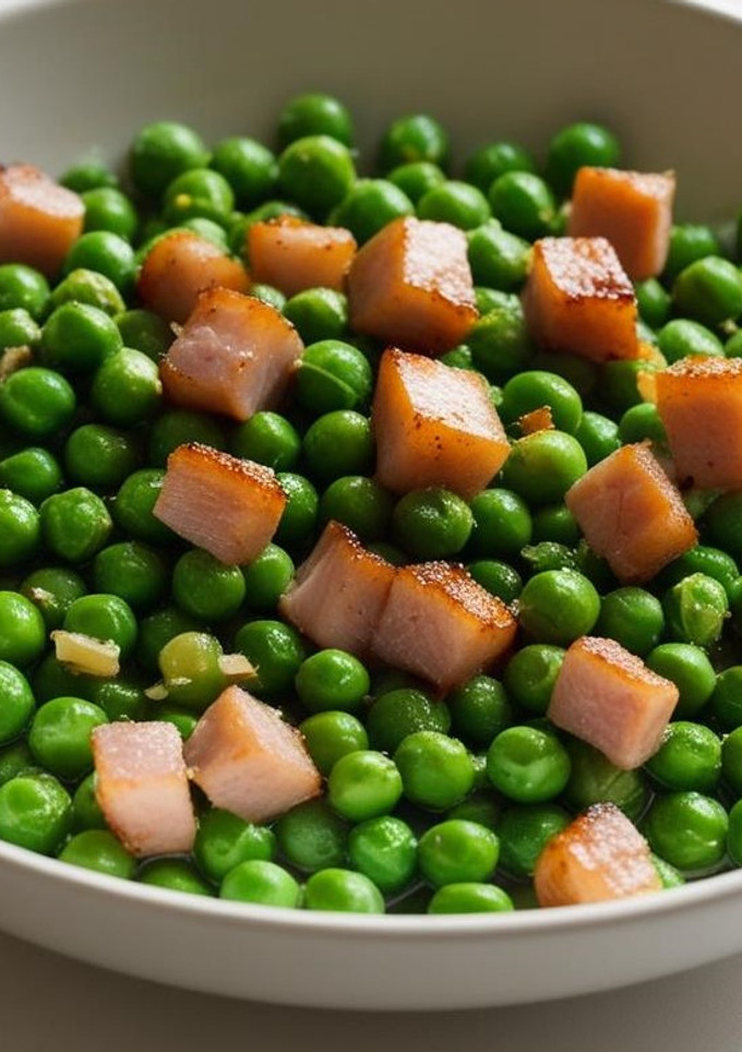 Una foto de Guisantes con Jamón