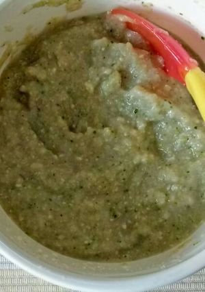 Foto resep MPASI 4* Bubur nasi daging brokoli (6 bulan)