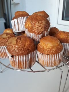 Una foto de Magdalenas caseras de limón