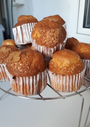 Una foto de Magdalenas caseras de limón