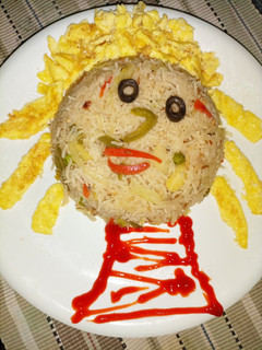 A picture of Egg Fried Rice.