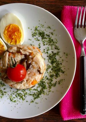 Foto resep Mushroom Rice (Nasi Jamur)
