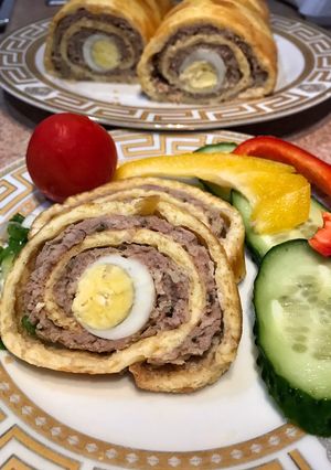 Фото Мясной рулет.