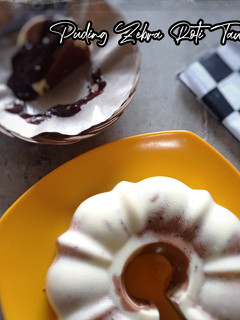 Foto resep 46. Puding Zebra Roti Tawar
