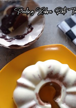 Foto resep 46. Puding Zebra Roti Tawar