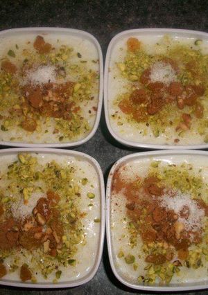 صورة لوصفة الرز بالحليب