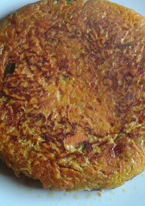 Una foto de Tortilla de zanahoria