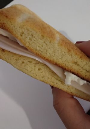 Una foto de Sándwich low carb
