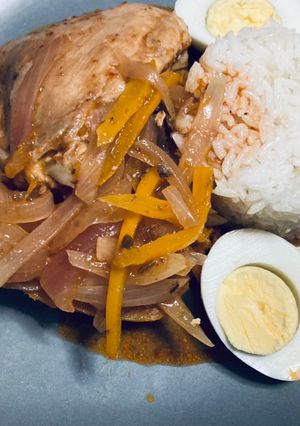 Una foto de Escabeche de Pollo