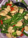 Kacang Panjang Bakso Ayam