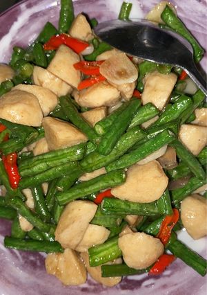 Foto resep Kacang Panjang Bakso Ayam