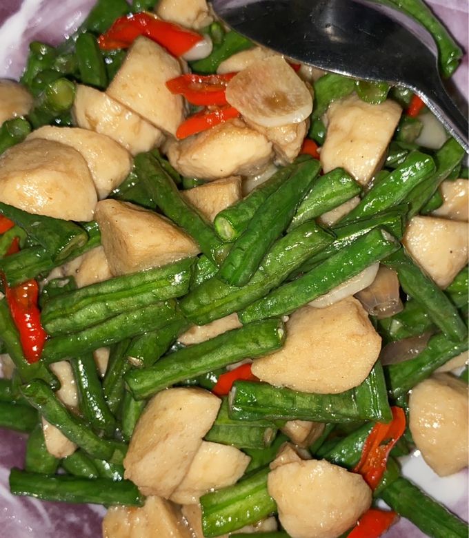 Foto resep Kacang Panjang Bakso Ayam