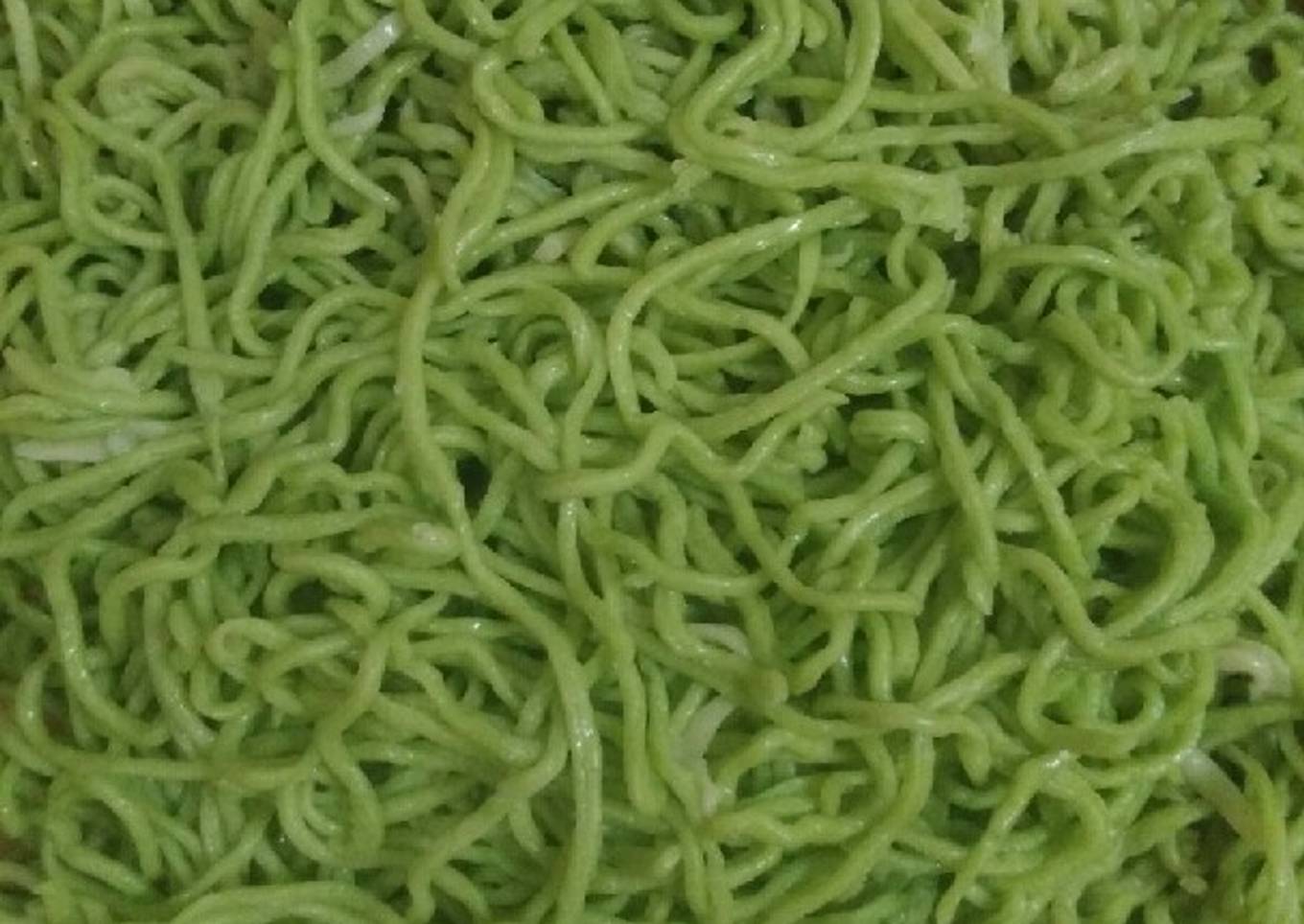 Mie sawi organik