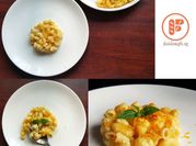 A picture of nori cheese pasta