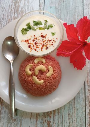 A picture of Hibiscus Rice.