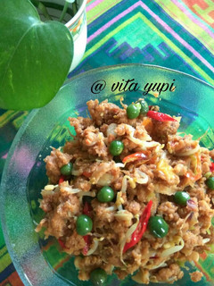 Foto resep Tumis Oncom Leunca Pedas