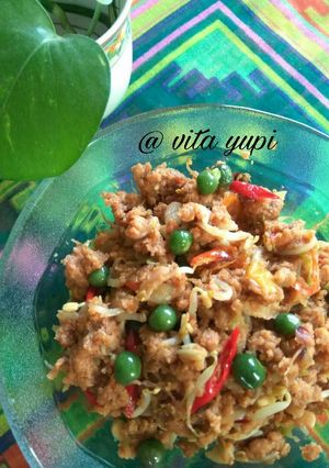 Foto resep Tumis Oncom Leunca Pedas