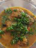 Pumpkin fish curry or Desi Kaddu Machli