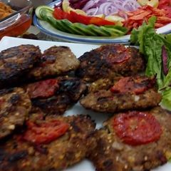 A picture of Chapli Kabab.