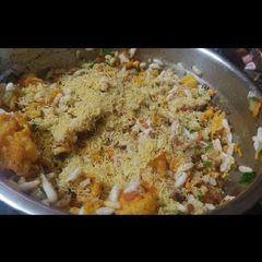 A picture of Healthy moong salad bhel.