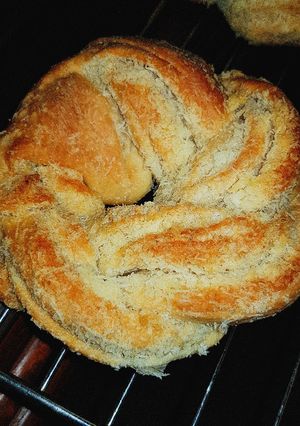 Hình của món Bánh mì sữa dừa.