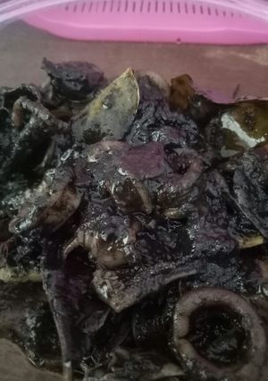 Foto resep Cumi bumbu hitam
